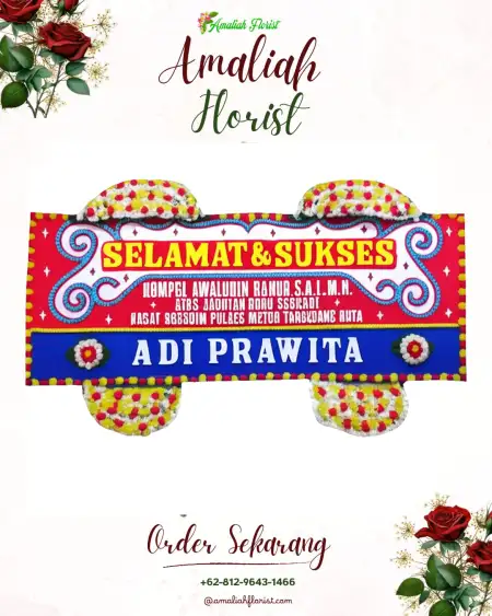 Papan Bunga Ucapan Selamat Tambak Oso Wilangun